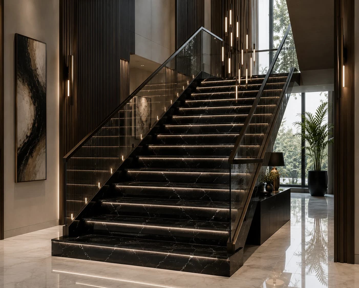 Staircases — representative architectural stone application